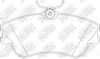 RENAU 602531567 Brake Pad Set, disc brake